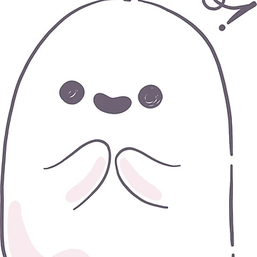 Artwork thumbnail, Cute ghost say Boo! by ReydaDesign