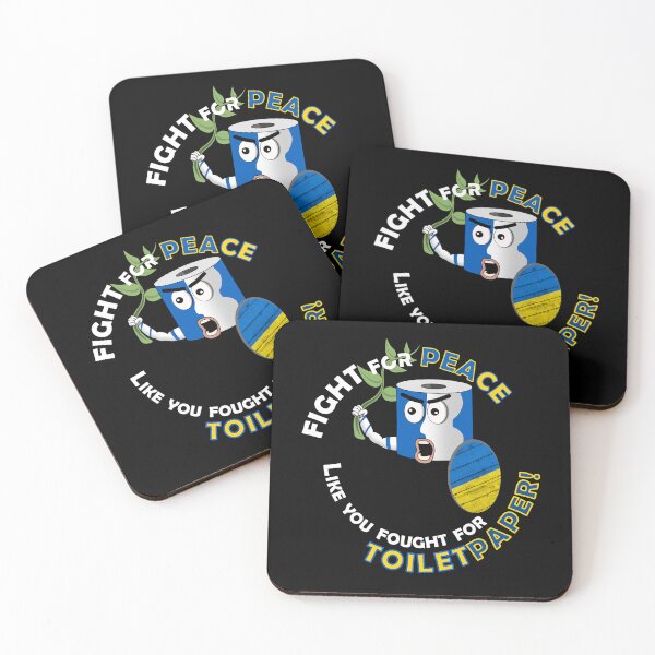 Item preview, Fight for peace like you fought for toilet paper (Ukraine) designed and sold by GiborDesign.