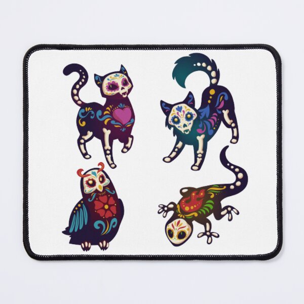 Item preview, Day of the dead with animals skeletons designed and sold by Ssirshop.