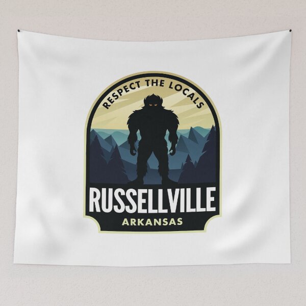 Item preview, Russellville Arkansas Bigfoot Sasquatch designed and sold by HalpinDesign.