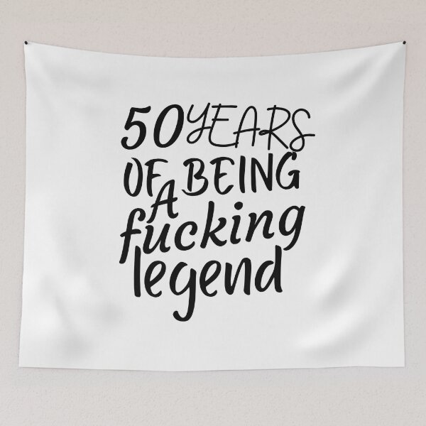 Item preview, Fifty Years of being a fucking legend , Funny 50th Birthday For Him  designed and sold by Every Pet  Shirts.