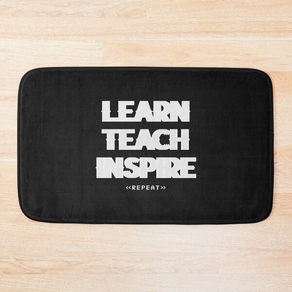 Item preview, Learn Teach Inspire Repeat designed and sold by Salimah Haji.