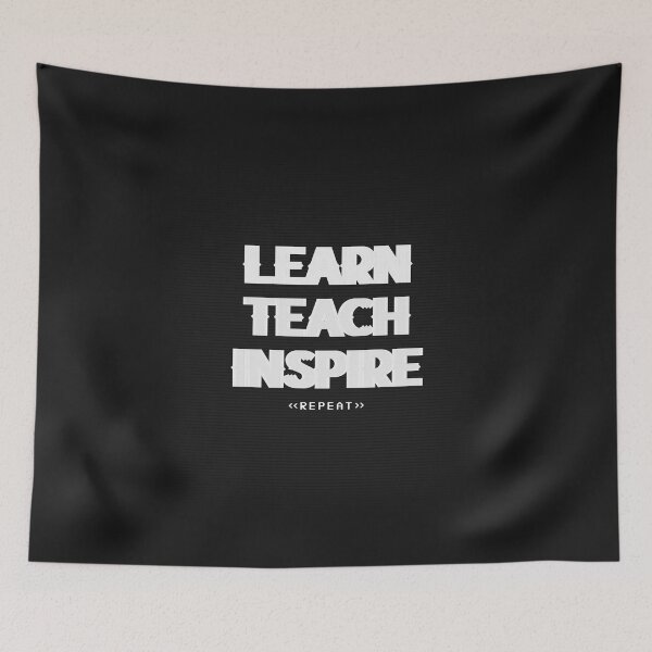 Item preview, Learn Teach Inspire Repeat designed and sold by Salimah Haji.