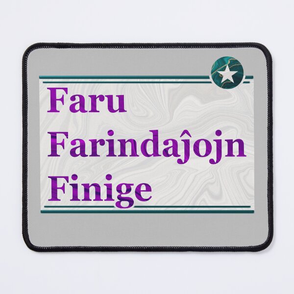 Item preview, Faru Farindaĵojn Finige designed and sold by Zebastjan Johanzen.