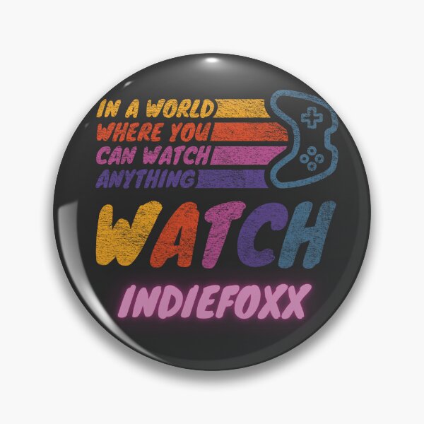 Item preview, Watch Indiefoxx twitch streamer youtuber designed and sold by LAST WEEK'S STOLEN AESTHETICS.