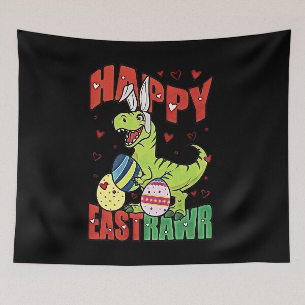 Item preview, Happy Eastrawr T Rex Dinosaur designed and sold by csoDesign.