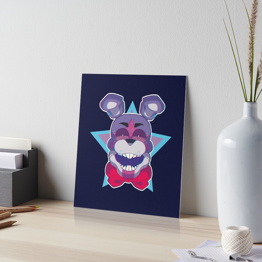 FNAF Glamrock Bonnie V2 5x7in Art Print 