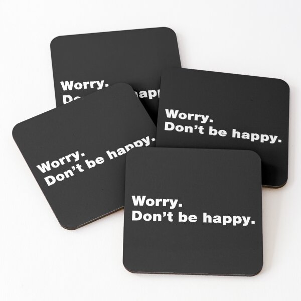 Item preview, Demotivation - Worry Don't Be Happy designed and sold by Mclickster.