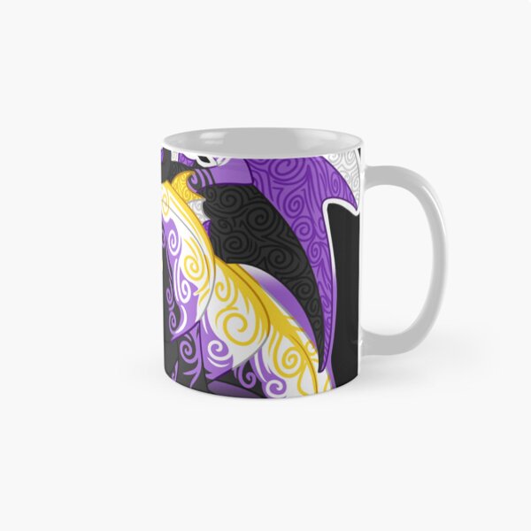 Item preview, Dragon de fierté non-binaire . classique designed and sold by feyhnvfeijoo.