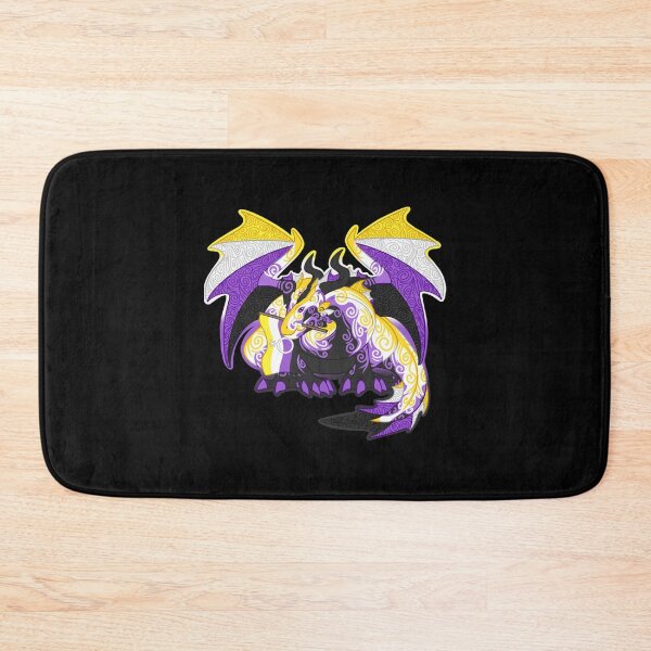 Item preview, Dragon de fierté non-binaire . classique designed and sold by feyhnvfeijoo.