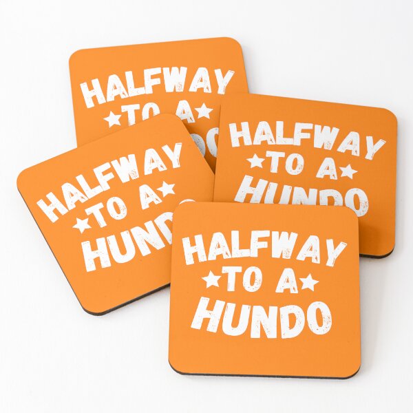 Item preview, Halfway To Hundo , Half Way to A Hundred, 50th Birthday designed and sold by Every Pet  Shirts.