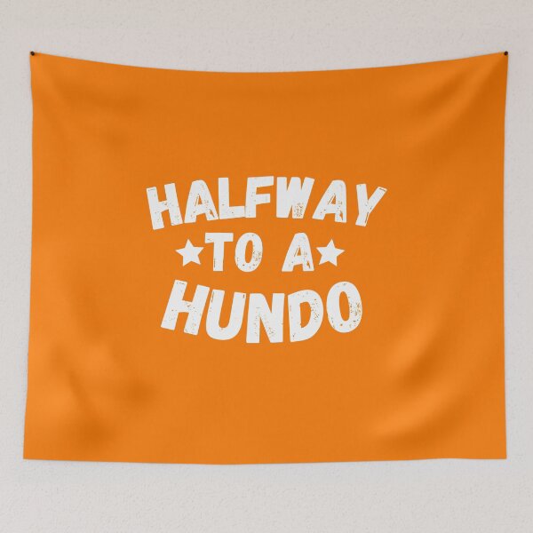 Item preview, Halfway To Hundo , Half Way to A Hundred, 50th Birthday designed and sold by Every Pet  Shirts.