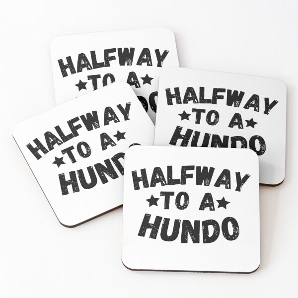 Item preview, Halfway To Hundo , Half Way to A Hundred, 50th Birthday designed and sold by Every Pet  Shirts.