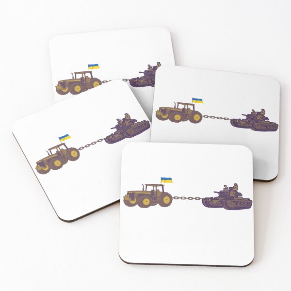 Item preview, Ukrainian Tractor Pulling Tank With Ukrainian Flag Essential T-Shirt designed and sold by dakis.