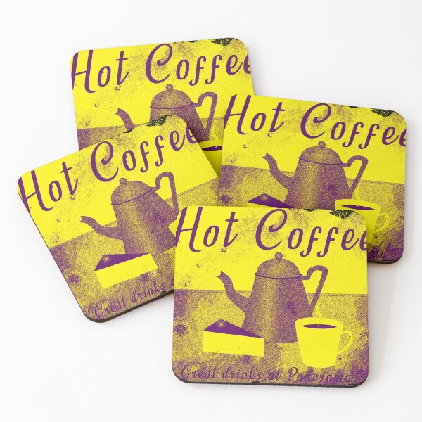 Item preview, Yellow Grunge Metal Signboard Coffe Cake Cafe designed and sold by Ankerd.