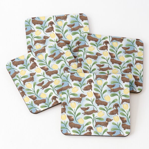 Item preview, Springtime Sausage Dogs designed and sold by RebeccaFlaherty.