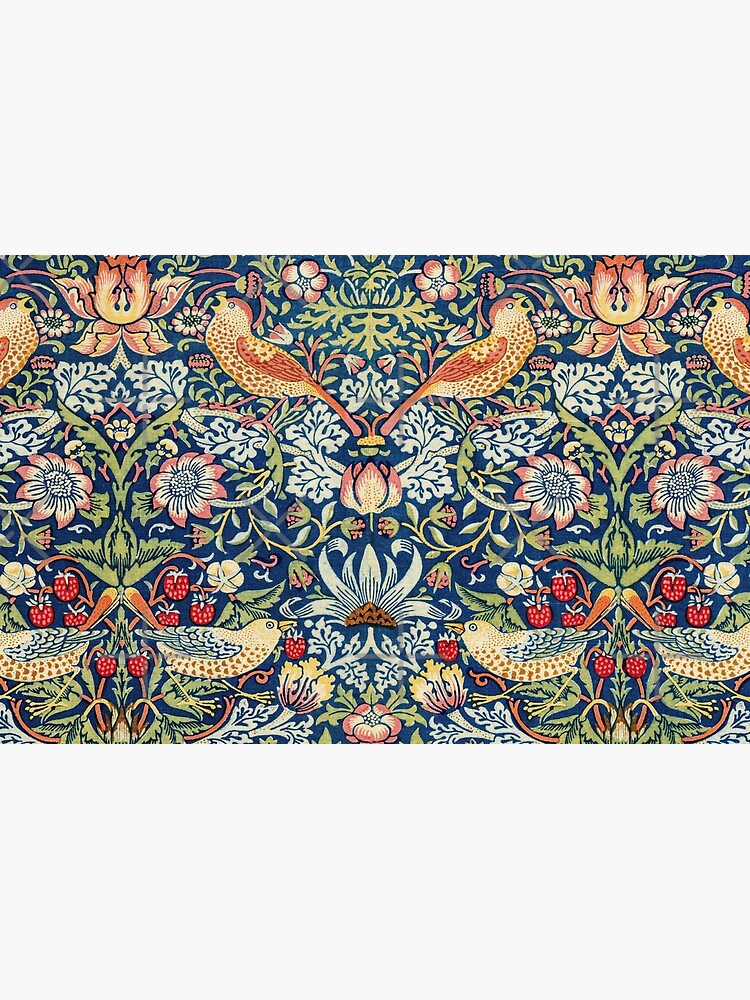 Thumbnail 4 of 4, Zipper Pouch, Strawberry Thief - William Morris designed and sold by starrylite.