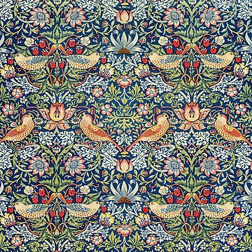 Artwork thumbnail, Strawberry Thief - William Morris by starrylite