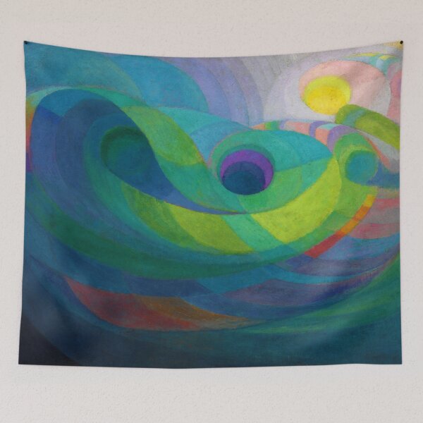 Item preview, Rhythmic composition in yellow green minor  designed and sold by allhistory.