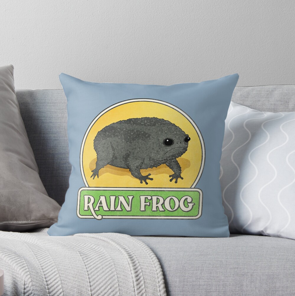 Rainy Fall Frog Pillows