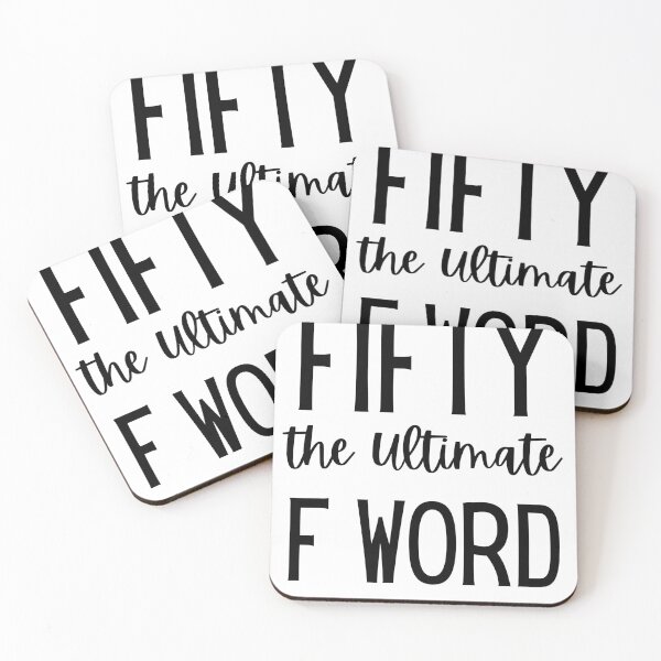 Item preview, Fifty The Ultimate F Word , Funny 50th Birthday, 50th Birthday Gift for Women, 50th Birthday Ideas, 50 years old, turning 50, 50th birthday party, designed and sold by Every Pet  Shirts.