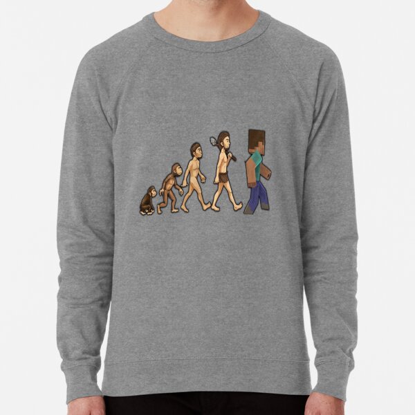 Évolution de Minecraft Sweatshirt léger
