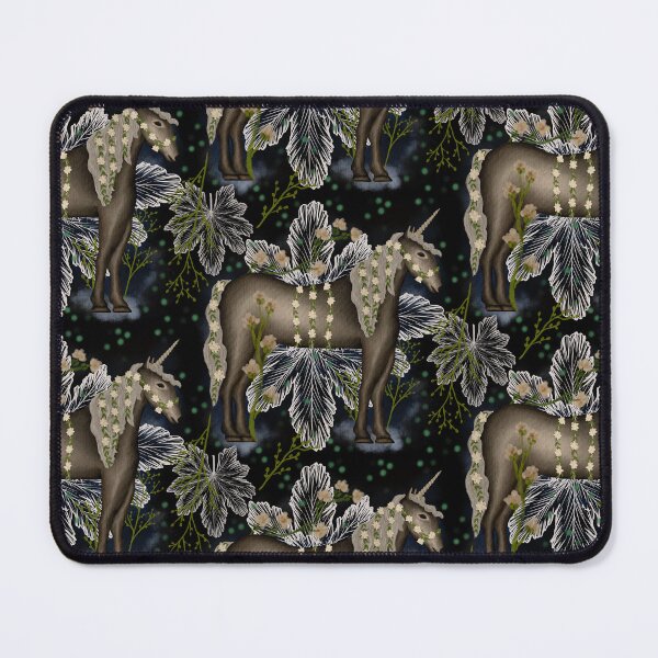 Item preview, The Unicorn (on black ground) designed and sold by AmberAzbell.