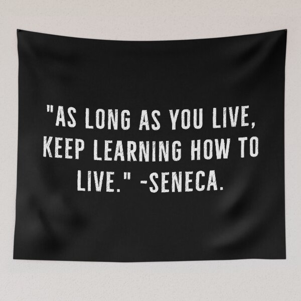 Item preview, Keep Learning  How To Live | Seneca designed and sold by PhilosophyWear.