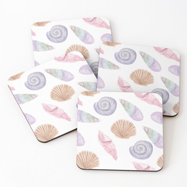 Item preview, Colorful Seashells designed and sold by elleinadesigns.
