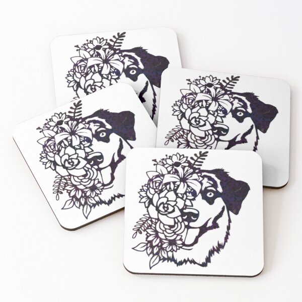 Item preview, floral Aussie leopard  designed and sold by SaintsPlace.