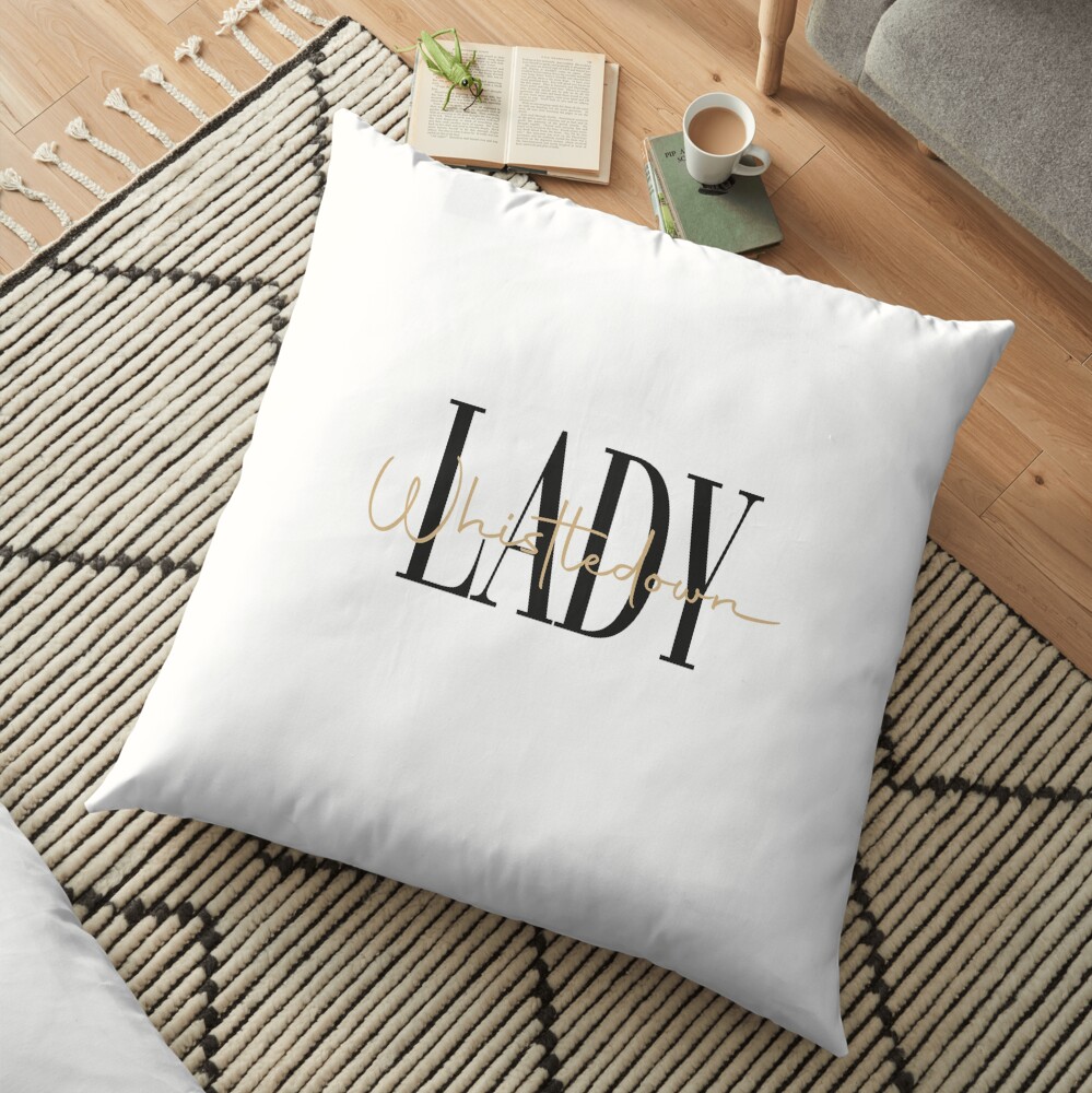 Lady Whistledown Bridgerton Floor Pillow