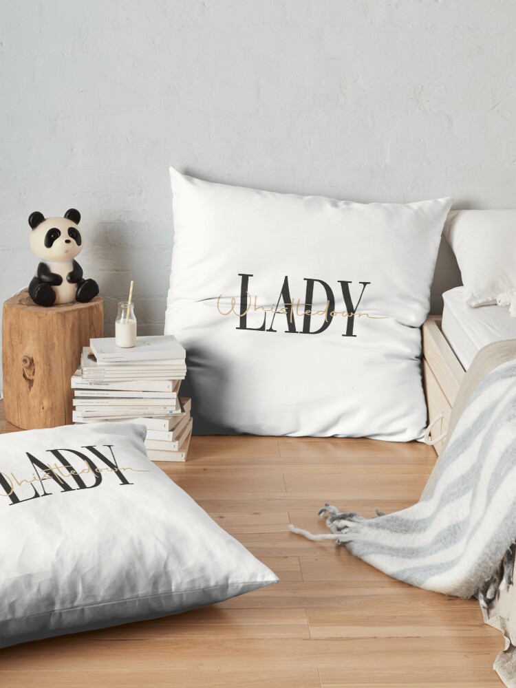 Alternate view of Lady Whistledown Bridgerton Floor Pillow