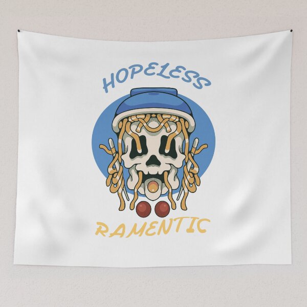 Item preview, hopeless ramentic skull designed and sold by artMechbal.