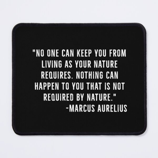 Item preview, Live By Your Nature | Marcus Aurelius Quotes designed and sold by PhilosophyWear.