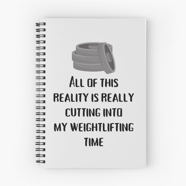 Item preview, All Of This Reality Is Really Cutting Into My Weightlifting Time designed and sold by AliSupply.
