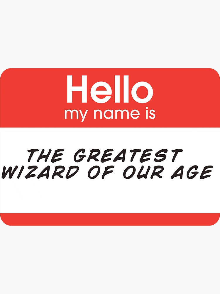 Hello My Name Is - Name Tag Wizard