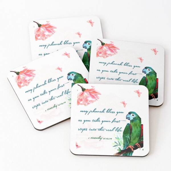 Item preview, MAY JEHOVAH BLESS YOU AS YOU TAKE YOUR FIRST STEPS INTO THE REAL LIFE spiral notebook designed and sold by crafts-gift.