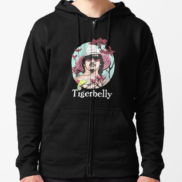 Tigerbelly Merch Hawaii Bobo - tigerbelly bobby lee - Bobby Lee Tigerbelly Podcast Zipped Hoodie