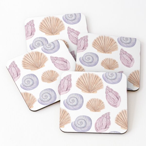 Item preview, Colorful Beach Sea Seashells designed and sold by elleinadesigns.