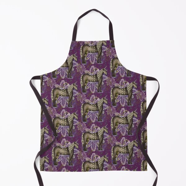 Item preview, The Unicorn (on purple ground) designed and sold by AmberAzbell.