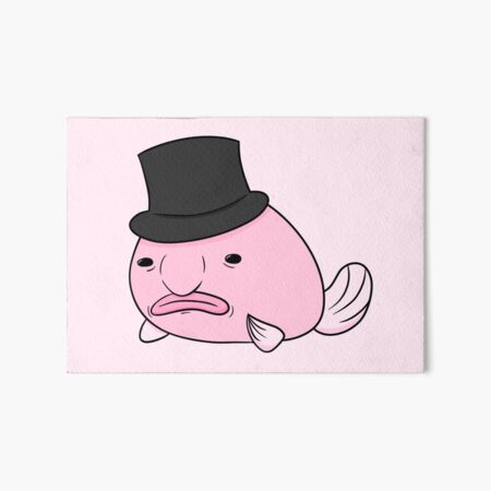 Blob Fish w Top Hat Photographic Print for Sale by kd1508 Redbubble