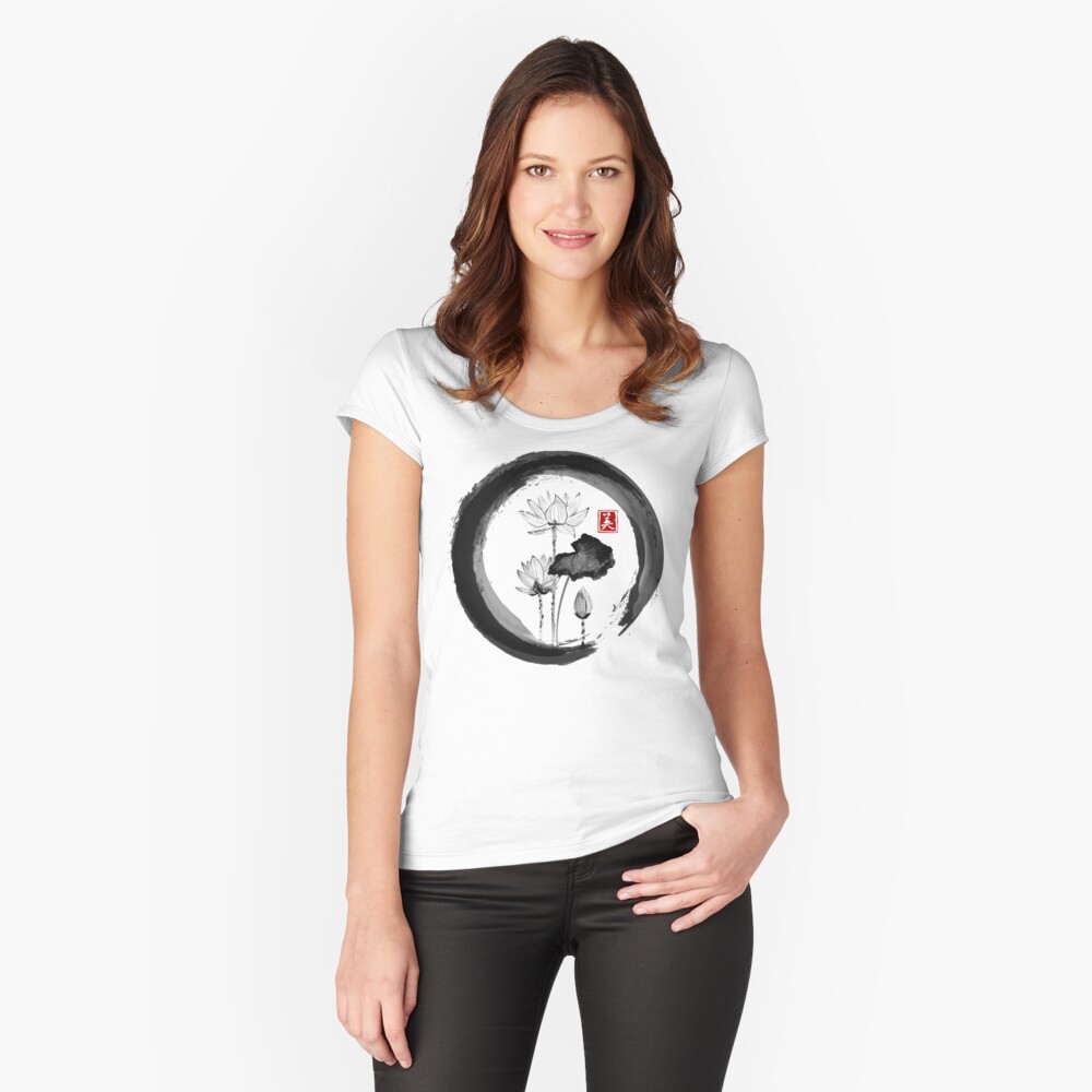 Aperçu de l'œuvre T-shirt échancré créée et vendue par japanese-art.
