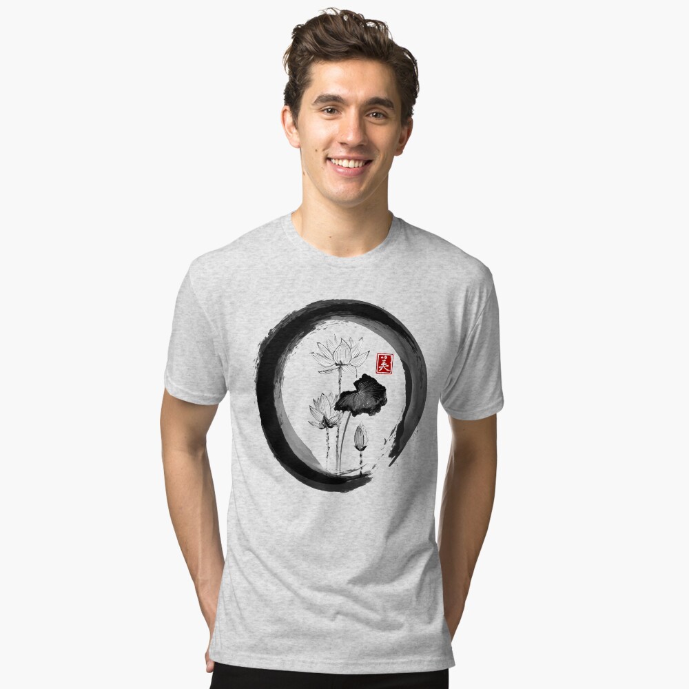 Aperçu de l'œuvre T-shirt chiné créée et vendue par japanese-art.