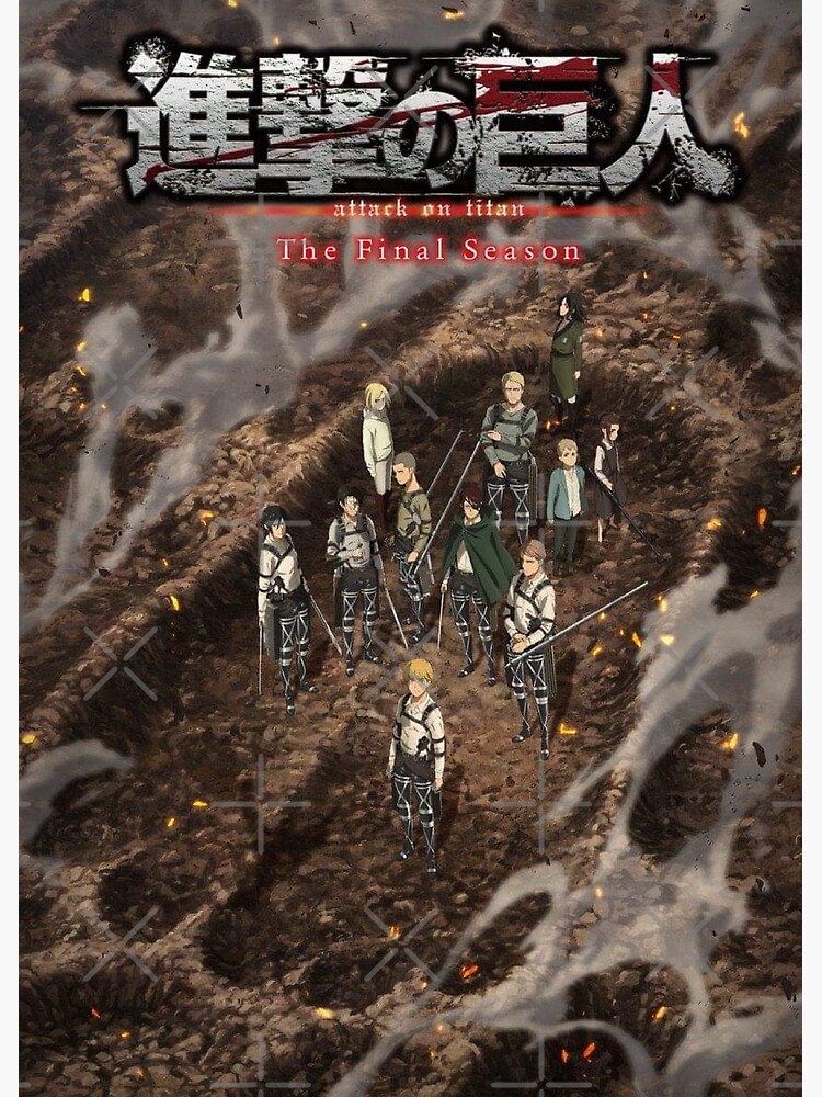 Póster Attack On Titan Temporada 4 Parte 3 Poster Alta Resolución De Zidaneaz Redbubble
