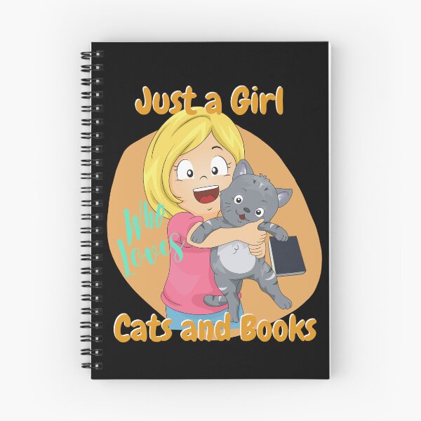 Item preview, Just a Girl Who Loves Cats And Books designed and sold by smtrbd.