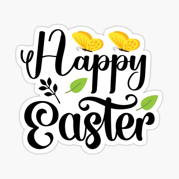 Happy Easter Celebration Sticker