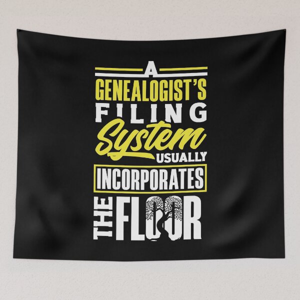 Item preview, Genealogy Genealogist Ancestry Filing System Funny designed and sold by ShopTheStyle.