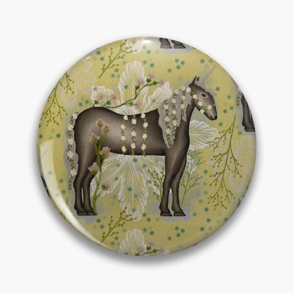 Item preview, The Unicorn (on yellow ground) designed and sold by AmberAzbell.