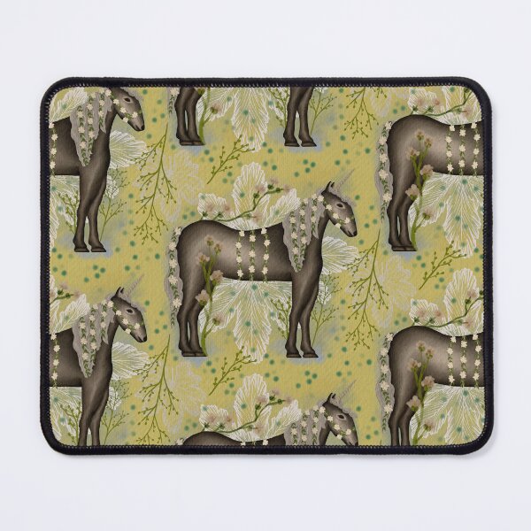 Item preview, The Unicorn (on yellow ground) designed and sold by AmberAzbell.
