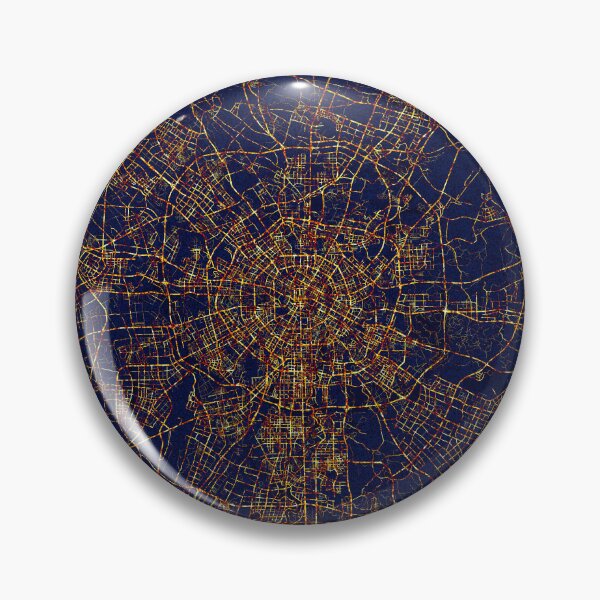 Item preview, Chengdu, Sichuan, China Map  - City At Night designed and sold by deMAP.